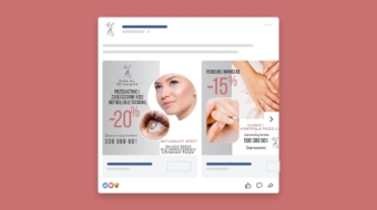 post na facebooku przedstawiajacy kobiete i jej rzesy