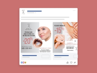 post na facebooku przedstawiajacy kobiete i jej rzesy