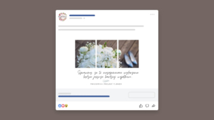 post na facebooka przedstawiajacy kwiaty