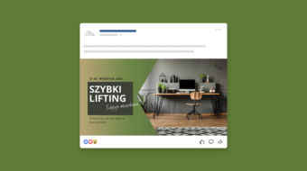 biurko na tle pokoju