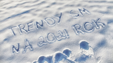 napis na sniegu